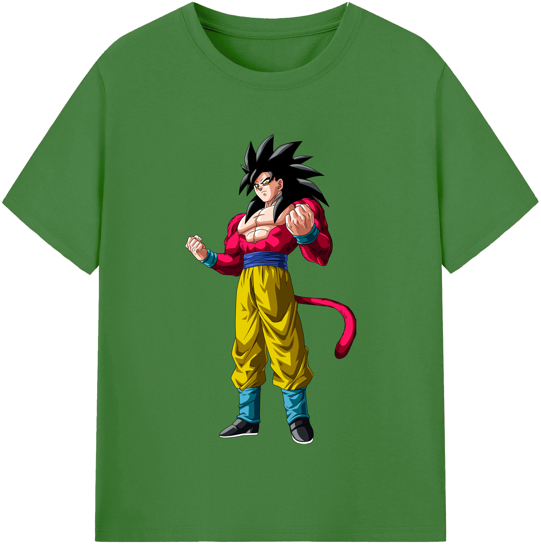 （画像用） ドラゴンボール 孫悟空（そん ごくう）Son Goku カカロット DRAGON BALL Kakarotto レディースカジュアルプリントTシャツ（綿100％）